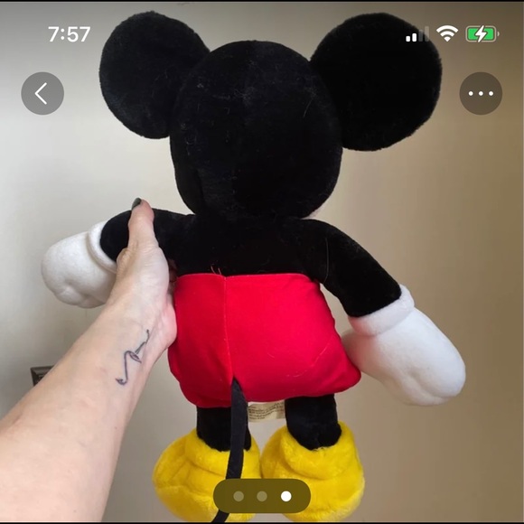NWOT MICKEY MOUSE PLUSH - Picture 3 of 3